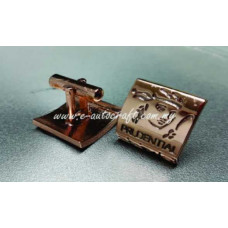 Cufflink Bronze Gloss <br>2D Casting  <br>CUFF/BG_01